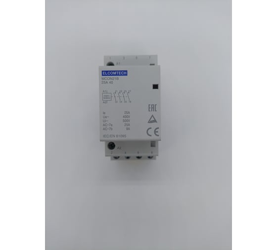 Изображение товара Модульный контактор ELCOMTECH MCON21B-25-40-230AC УТ-00026345