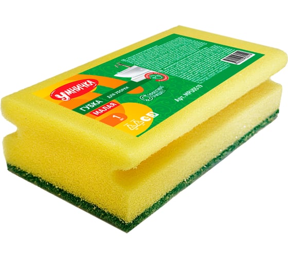 Изображение товара Губка для уборки помещений Умничка малая MPU0519