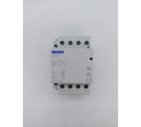 Изображение товара Модульный контактор ELCOMTECH MCON21B-32-40-230AC УТ-00026350