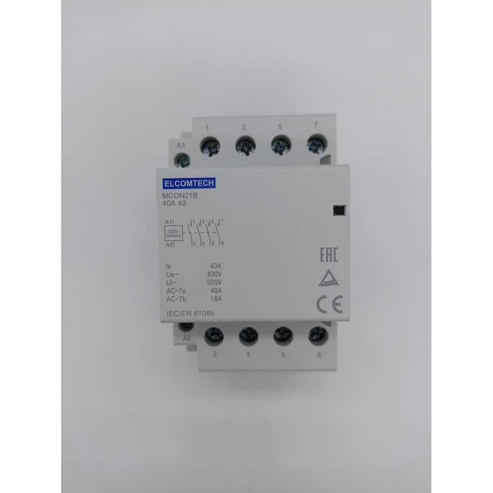 Изображение товара Модульный контактор ELCOMTECH MCON21B-40-40-230AC для автоматизации