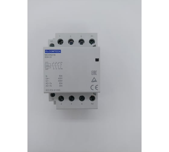 Изображение товара Модульный контактор ELCOMTECH MCON21B-63-31-230AC УТ-00026362