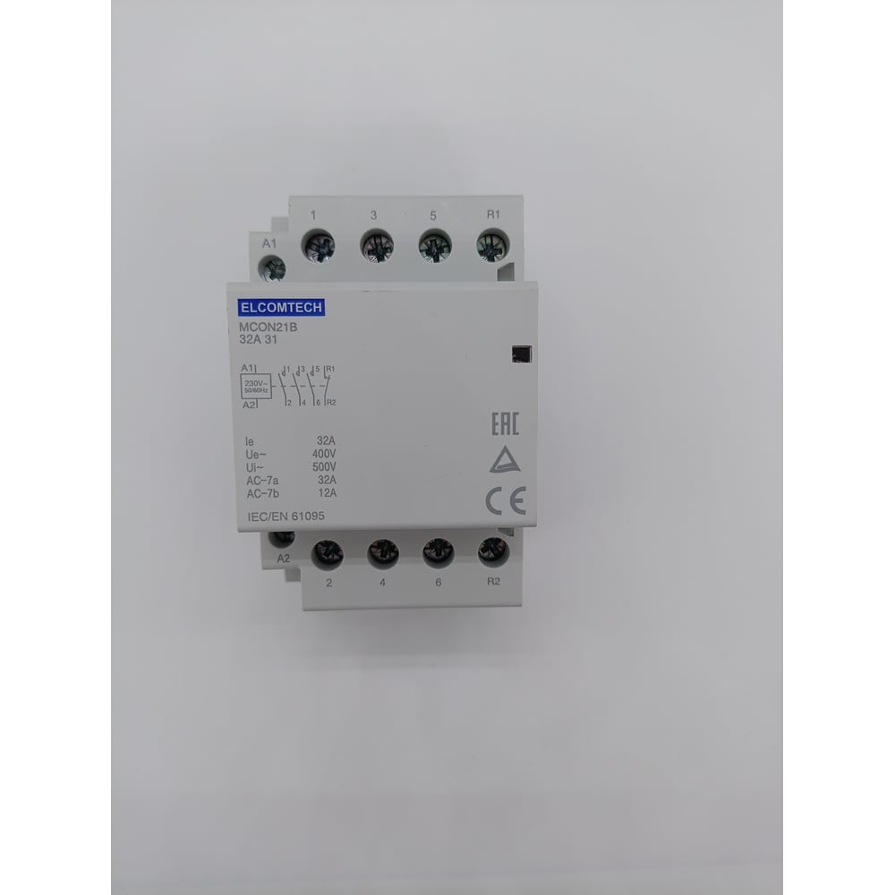 Изображение товара Модульный контактор ELCOMTECH MCON21B-32-31-230AC для автоматизации электросетей