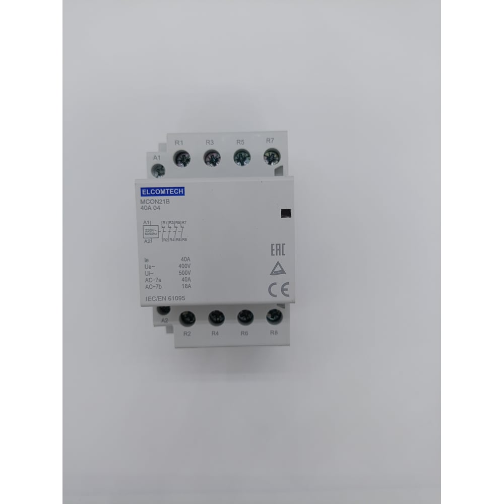 Изображение товара Модульный контактор ELCOMTECH MCON21B 40А 230В управляемый на DIN-рейке