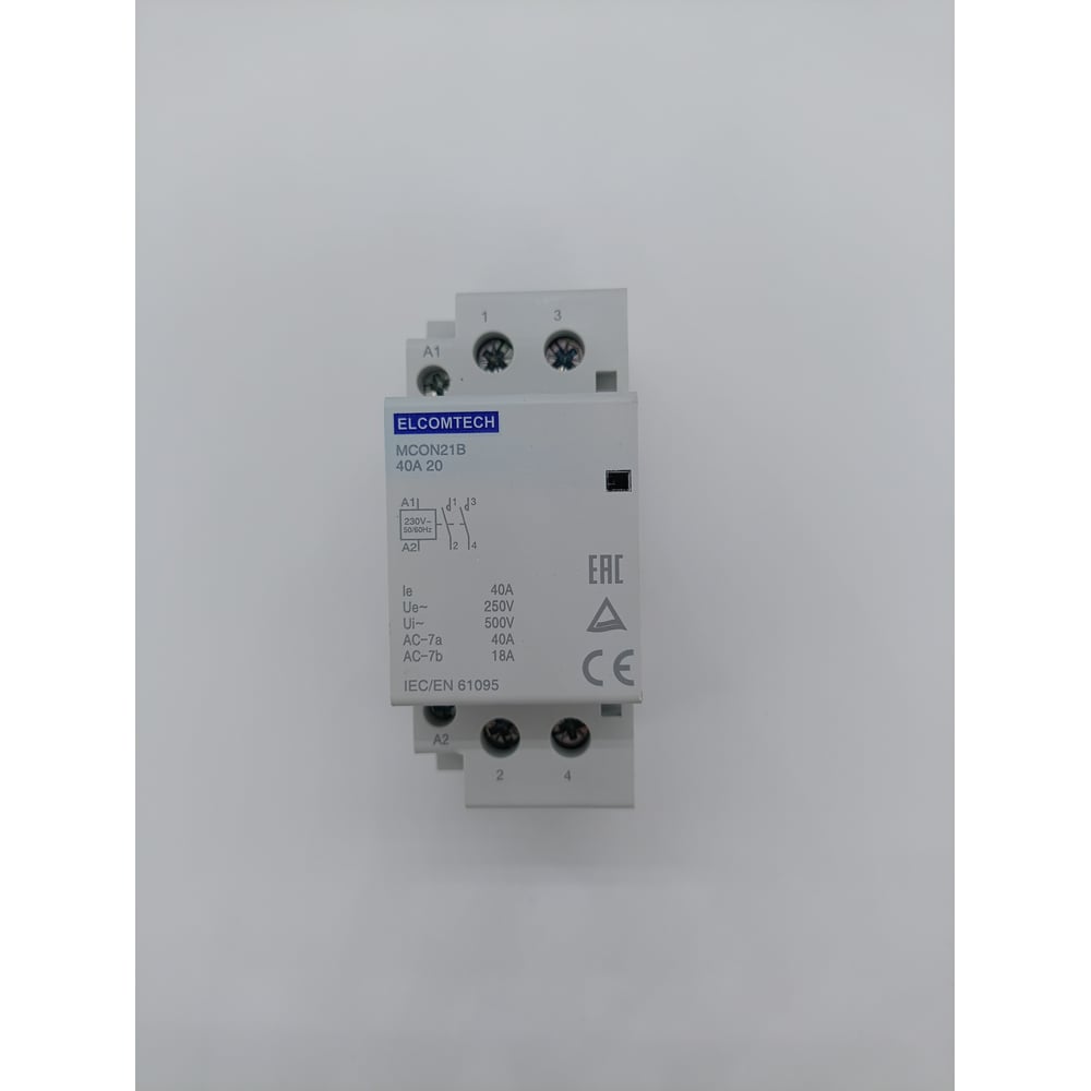 Изображение товара Модульный контактор ELCOMTECH MCON21B-40-20-230AC