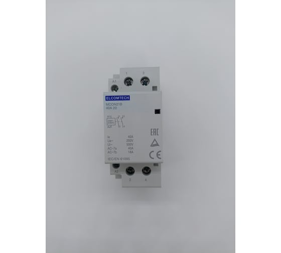 Изображение товара Модульный контактор ELCOMTECH MCON21B-40-20-230AC УТ-00026359