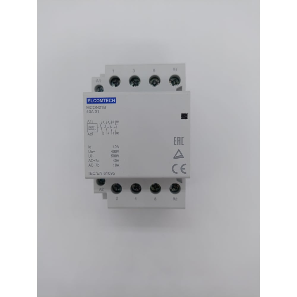Изображение товара Контактор модульный ELCOMTECH MCON21B-40-31-230AC для автоматизации