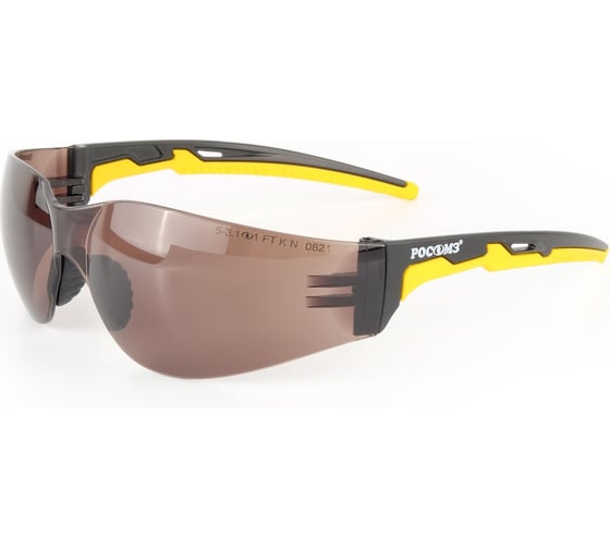 Изображение товара Очки открытые РОСОМЗ О15 HAMMER ACTIVE Strong Glass коричневые, с мягким носоупором 11502-5
