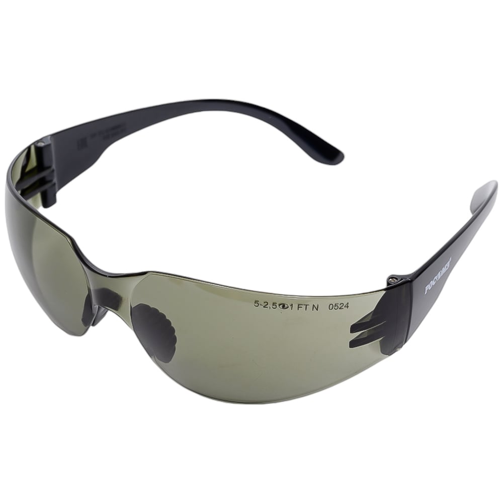 Изображение товара Очки открытые РОСОМЗ О15 HAMMER ACTIVЕ super серые 5-2,5 PC защитные очки с мягким носоупором