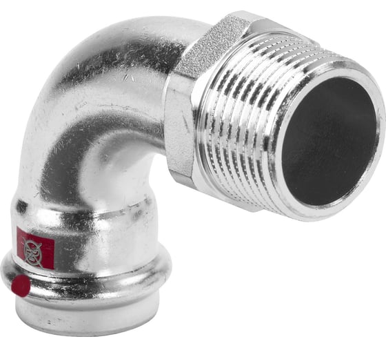 Изображение товара Угловой переход Viega Prestabo 90 с SC-Contur, с наружной резьбой 18х1/2" 558420