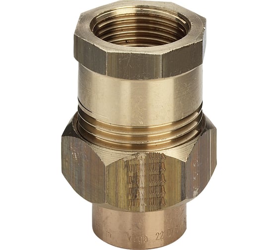 Изображение товара Разъемное соединение Viega бронза-латунь с переходом на резьбу DN 15х1/2" ВР 113421