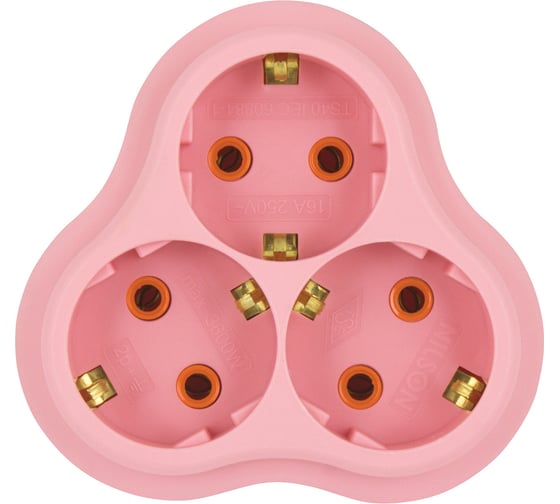 Изображение товара Тройник NILSON ромашка, з/к, розовый 40520101