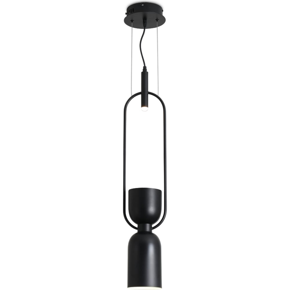 Изображение товара Подвесной светильник Freya Achillea черный металл современный дизайн