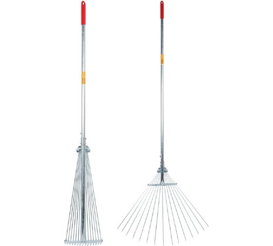 Изображение товара Веерные раздвижные грабли Park HG1191 прутковые 15-зуб.с чер. 270303