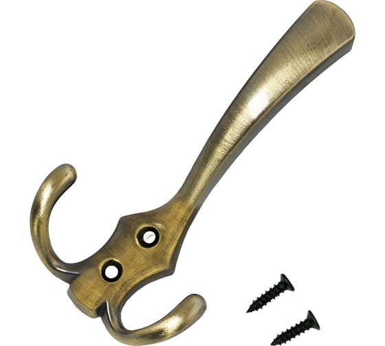 Изображение товара Крючок-вешалка Стандарт 306 А AB старая бронза, европакет 15841