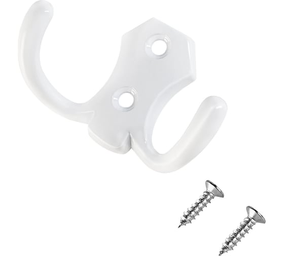 Изображение товара Крючок-вешалка Стандарт 306 B WW матовый белый, европакет 15840