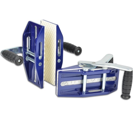 Изображение товара Зажим двуручный для переноски плит AUSAVINA White 250 кг, 0-40 мм, комплект 2 шт 000.750.8531