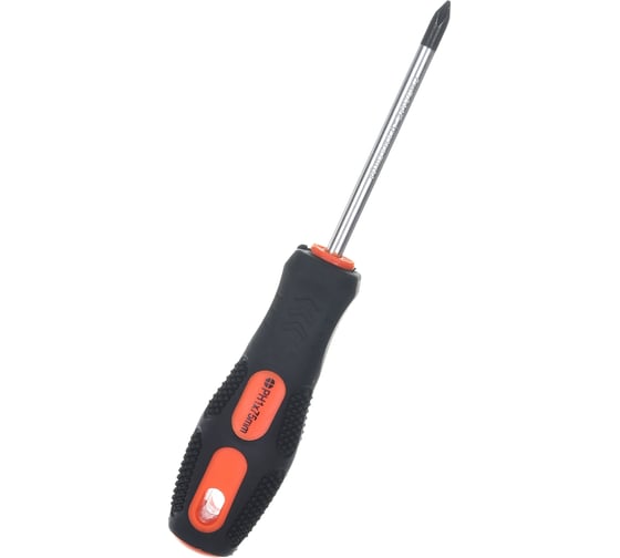 Изображение товара Крестообразная отвертка Park PH1 х75мм двухкомпонентная рукоятка OTV015DK 356015