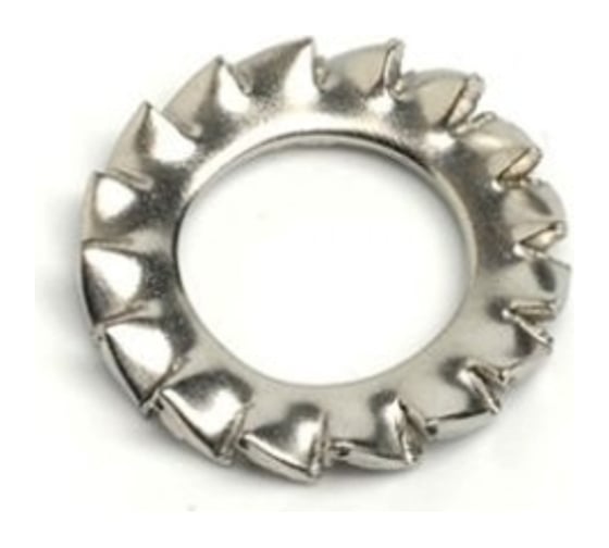 Изображение товара Стопорная шайба ЦКИ DIN6798A M3 нерж. A2 1000 шт 58980
