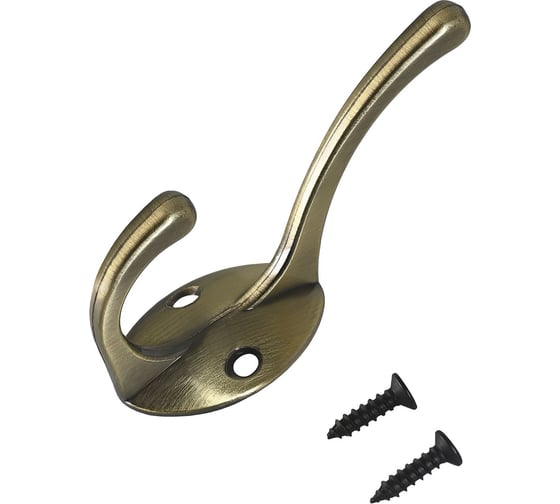Изображение товара Крючок-вешалка Стандарт 603 AB старая бронза, европакет 15827