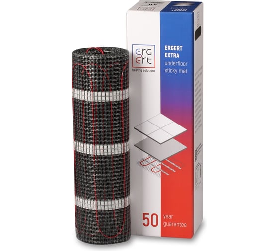 Изображение товара Нагревательный мат ERGERT EXTRA-150 1800 Вт, 12 кв.м. ETME1501800
