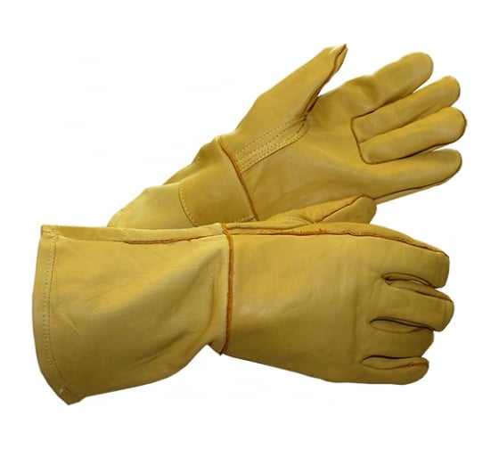 Изображение товара Краги Дока TIG кожа, желтый б/п АВ, кевлар RXWS6081,14