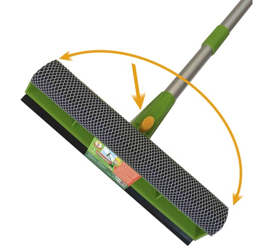 Изображение товара Окномойка Умничка с поворотной насадкой зеленая KF-C018