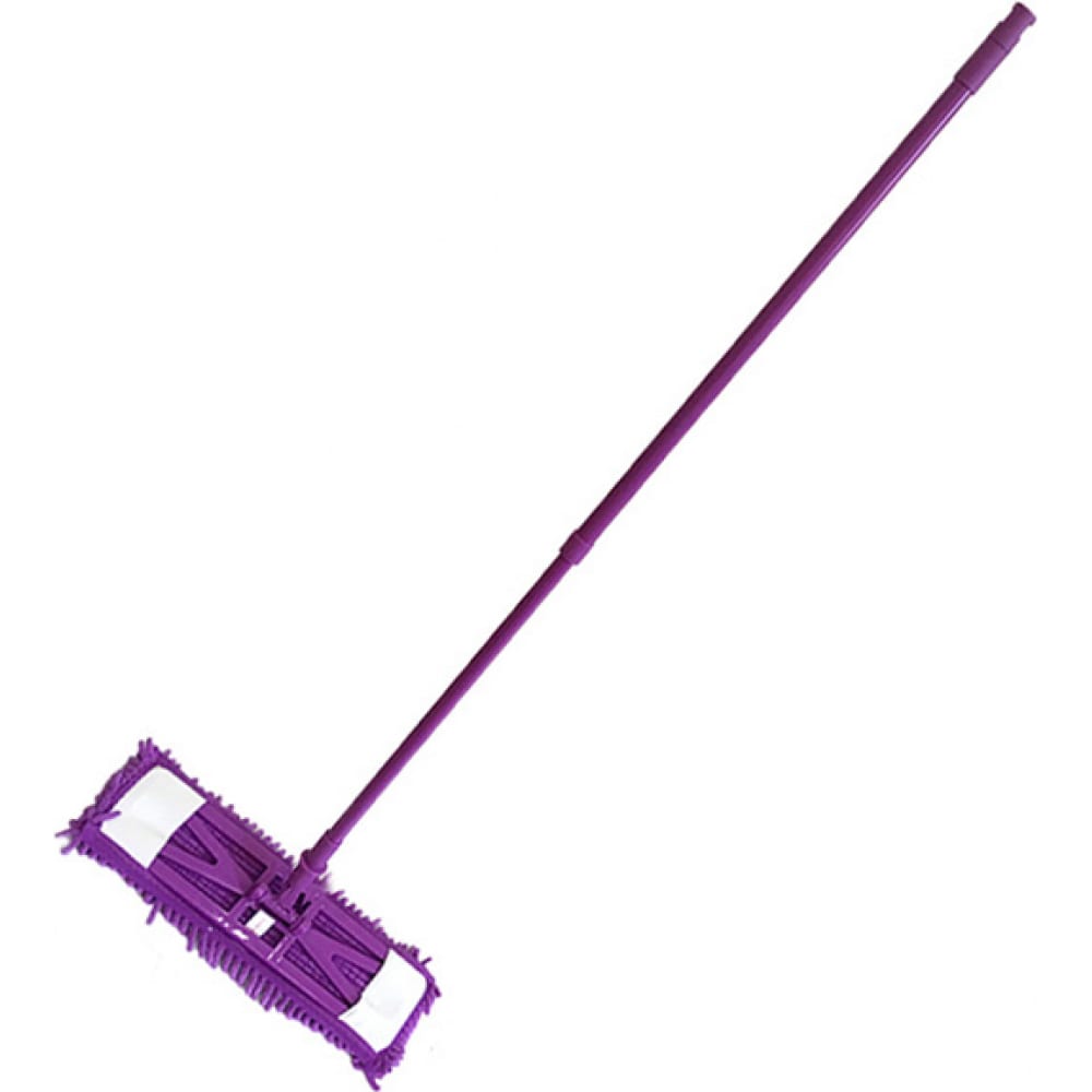 фото Швабра умничка флеттер эконом, фиолетовая kd-16f02