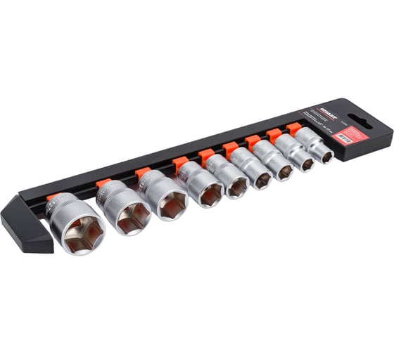 Изображение товара Набор торцевых безударных головок (9 шт; 10-27 мм; 1/2DR) Gigant G-11330