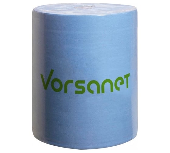 Изображение товара Протирочный материал VORSANET B62, 24x28 см, синий, 1 рулон х 50 л 460621