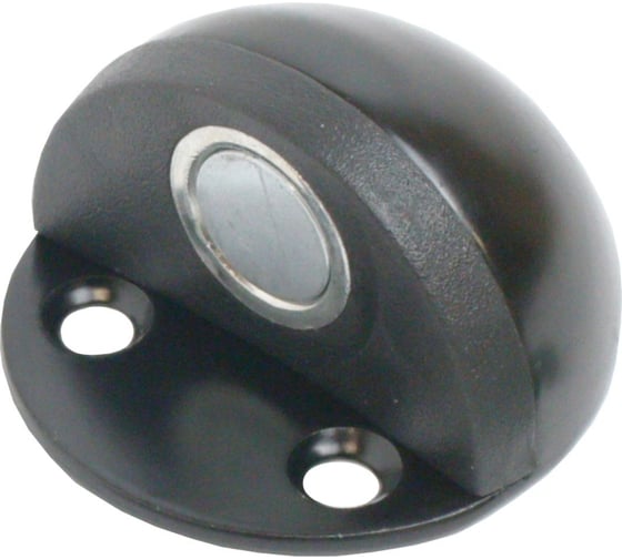 Изображение товара Ограничитель дверной Стандартй 610+3М BL матовый черный, скотч, европакет 15810