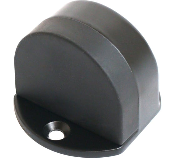 Изображение товара Ограничитель дверной Стандартй 611+3М BL матовый черный, скотч, европакет 15816