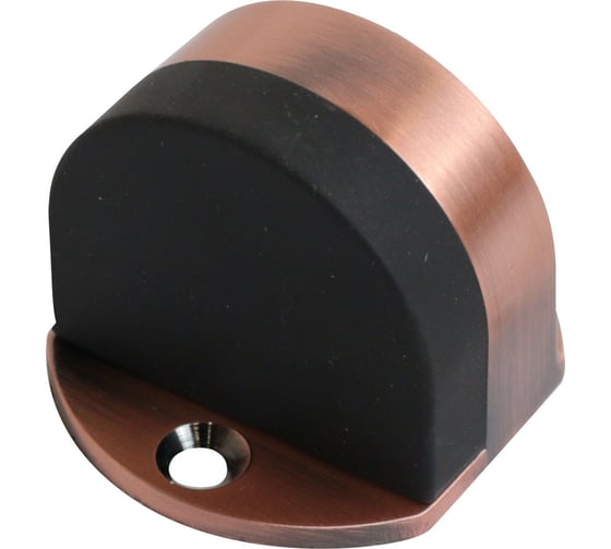 Изображение товара Ограничитель дверной Стандартй 611+3М AC старая медь, скотч, европакет 15815