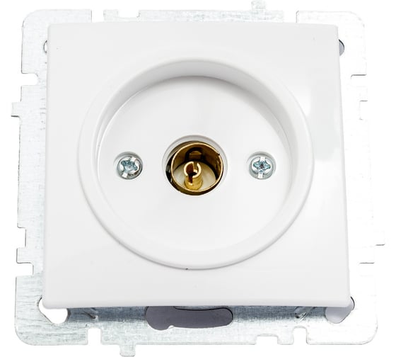 Изображение товара ТВ розетка Nilson концевая СУ, TOURAN-ALEGRA-THOR, белый 24110429
