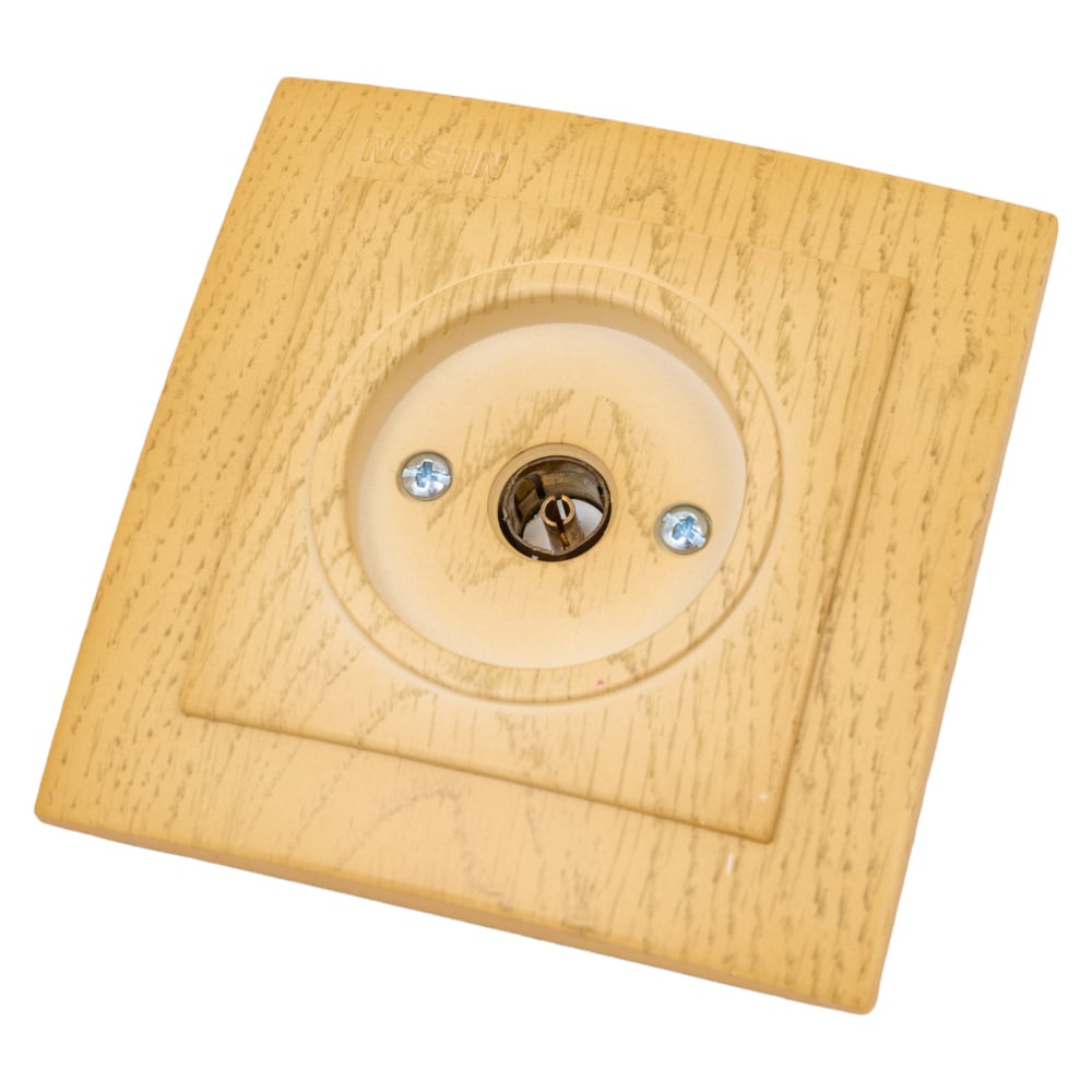Изображение товара Проходная телевизионная розетка NILSON 24281028 в цвете клен для внутренней установки
