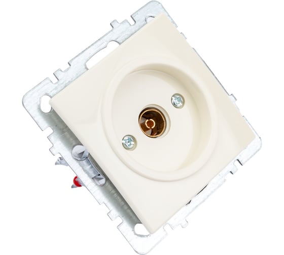 Изображение товара ТВ розетка Nilson проходная СУ, TOURAN-ALEGRA-THOR, кремовый 24120428