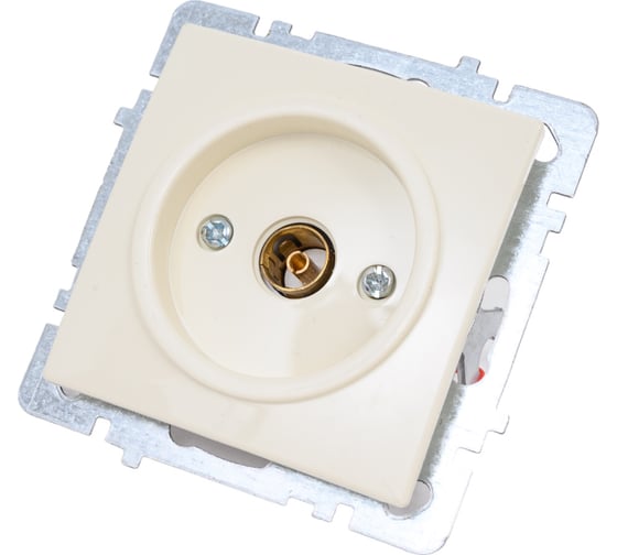 Изображение товара ТВ розетка Nilson концевая СУ, TOURAN-ALEGRA-THOR, кремовый 24120429
