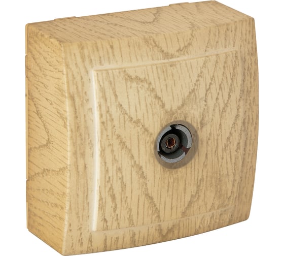 Изображение товара Розетка NILSON 1ОП тв конечная клен Themis wood 26281033