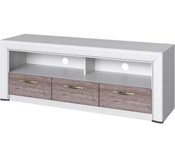 Изображение товара Тумба Anrex RTV 3S, OLIVIA, цвет вудлайн крем/дуб анкона 645160