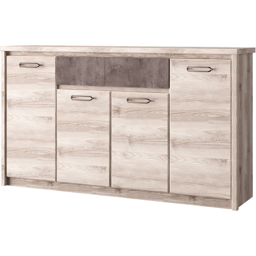 Изображение товара Тумба Anrex 4D1S JAZZ Каштан найроби и оникс, современный дизайн