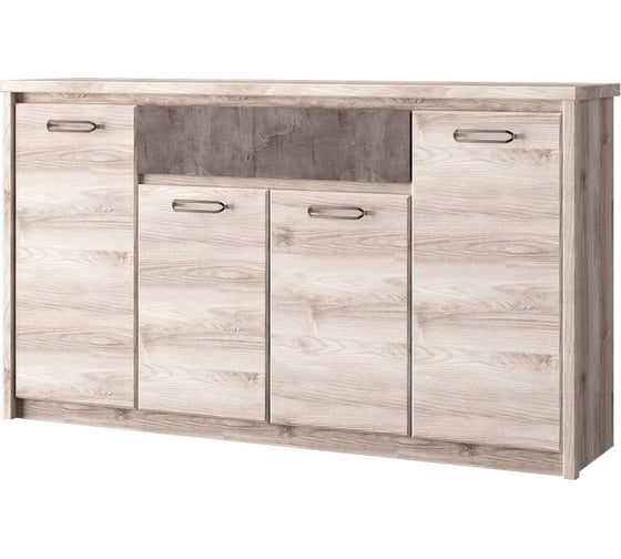 Изображение товара Тумба Anrex 4D1S, JAZZ, цвет Каштан найроби/Оникс 668965