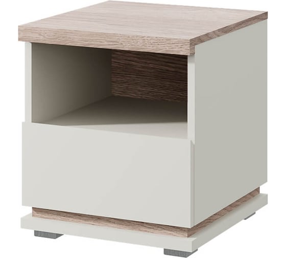 Изображение товара Тумба прикроватная Anrex LIMA 1SN. Цвет ПЕРСИДСКИЙ ЖЕМЧУГ/ МАДУРА 728355