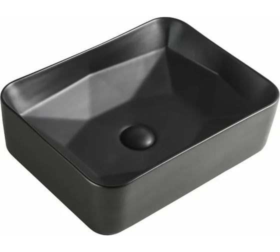 Изображение товара Накладная раковина Orange черная матовая, санфарфор B02-460MB