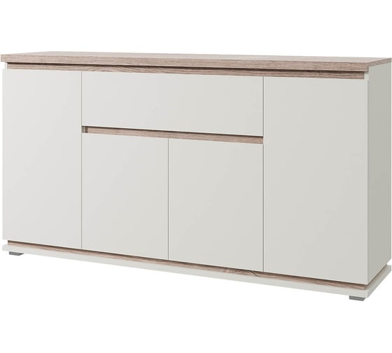 Изображение товара Тумба Anrex LIMA 4D1S. Цвет ПЕРСИДСКИЙ ЖЕМЧУГ/ МАДУРА 729520