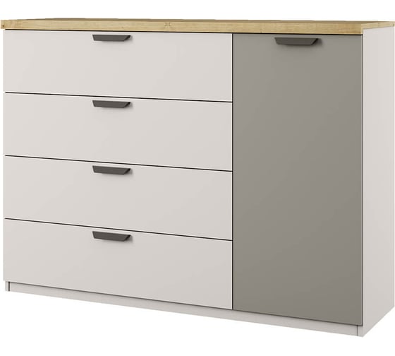 Изображение товара Тумба Anrex MODERN 1D4S. Цвет ПЕРС ЖЕМЧУГ/ИРЛ ЛИКЕР 705274