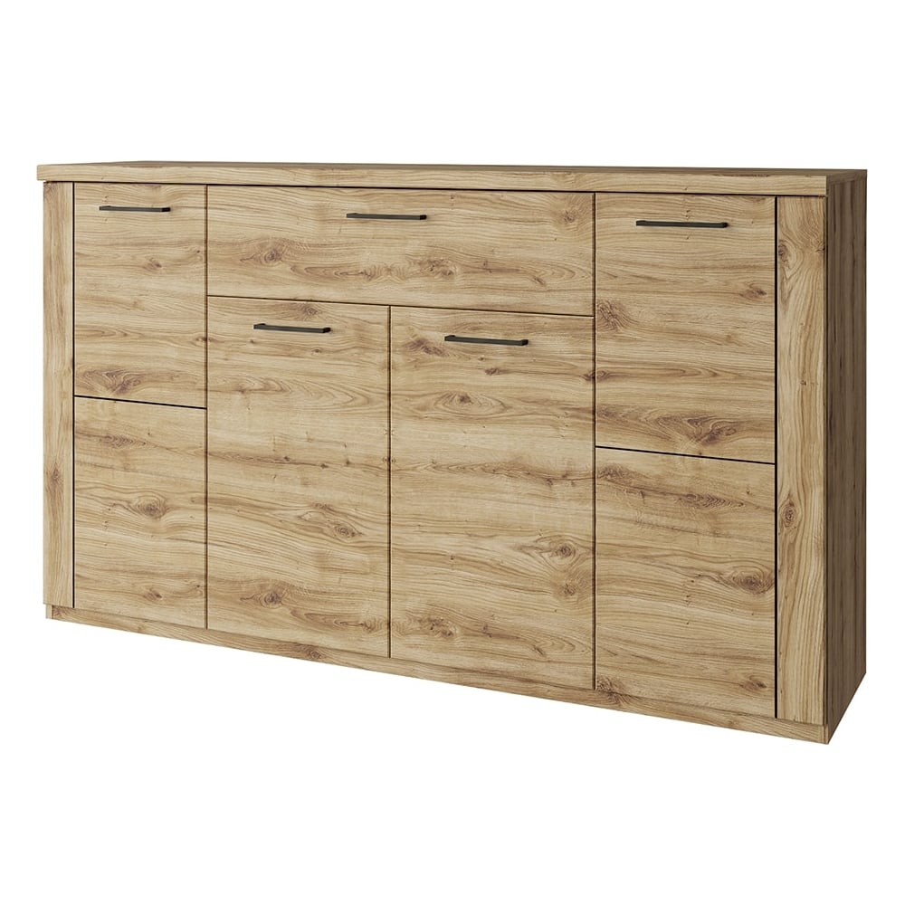 Изображение товара Современная тумба Anrex DOORSET 4D1S цвет дуб наварра