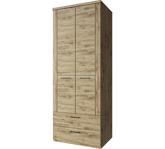 Изображение товара Шкаф Anrex DOORSET 2DG2S. Цвет ДУБ НАВАРРА 707625