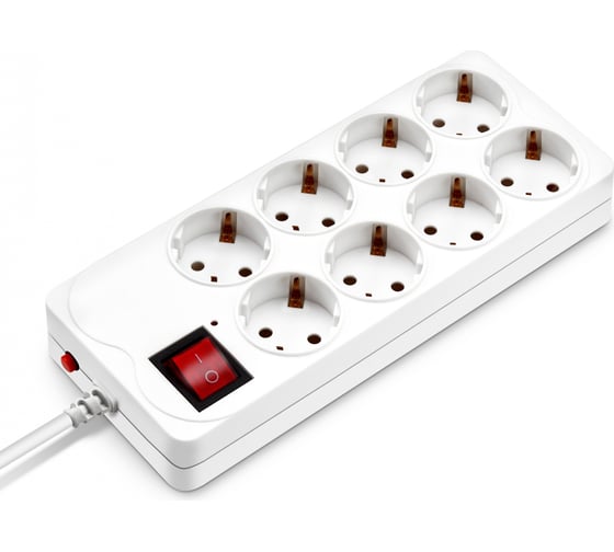 Изображение товара Сетевой фильтр BURO 800SH-5-W 5м, 8 розеток, белый, коробка 1180914