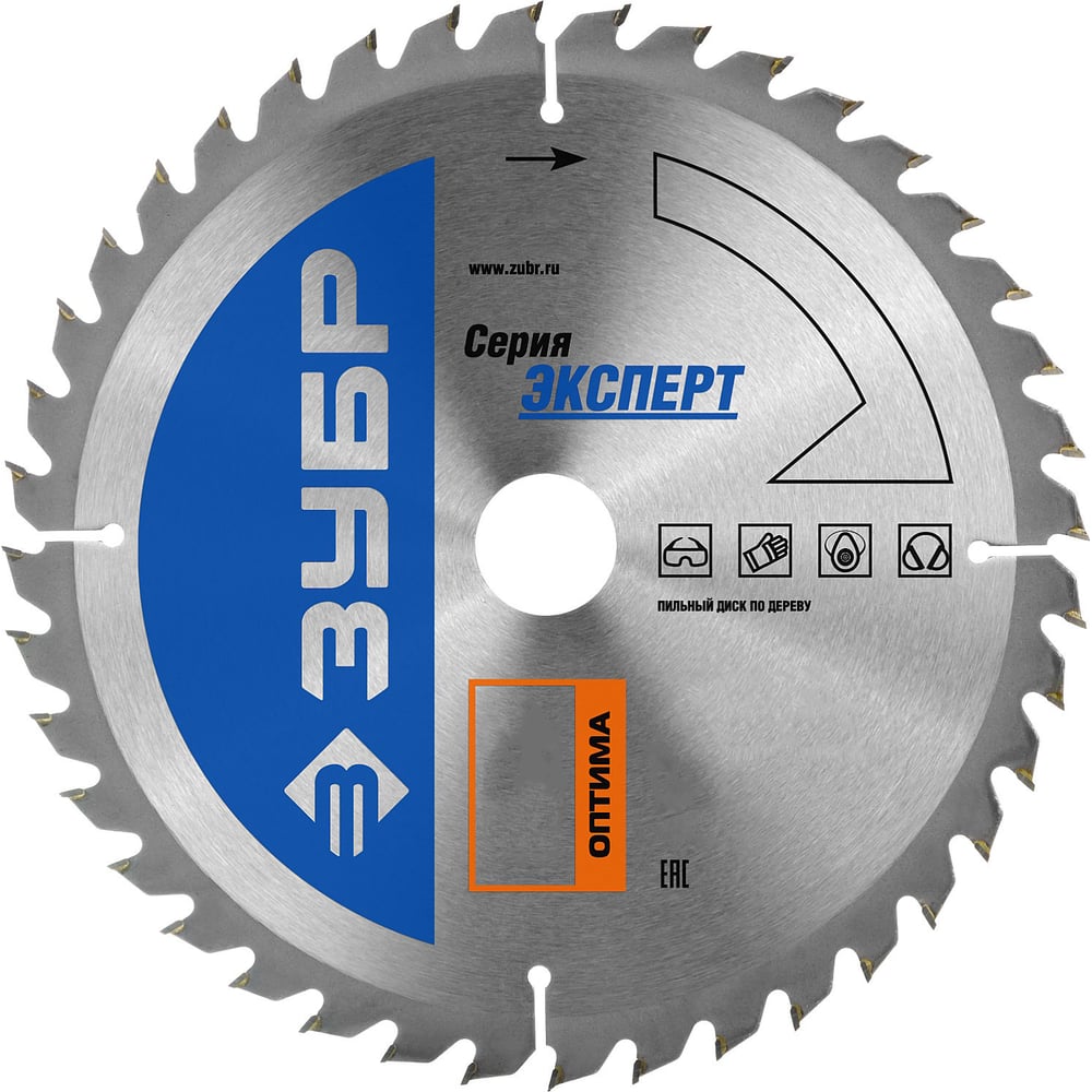 Изображение товара Диск пильный по дереву Оптима 300 мм 48T Зубр