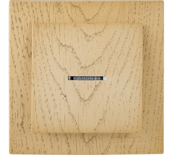 Изображение товара Выключатель NILSON 1СП с подсветкой клен Touran wood 24281002