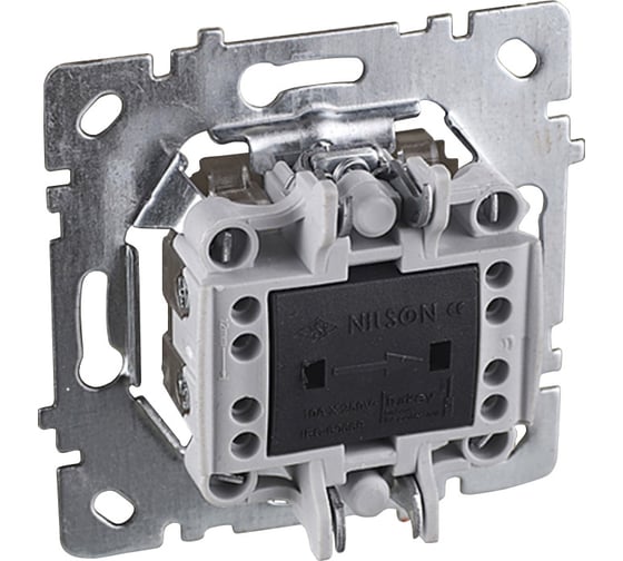 Изображение товара Механизм выключателя NILSON 1СП проходной черный Touran/Alegra 24220407